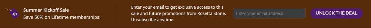 Rosetta Stone Discounts