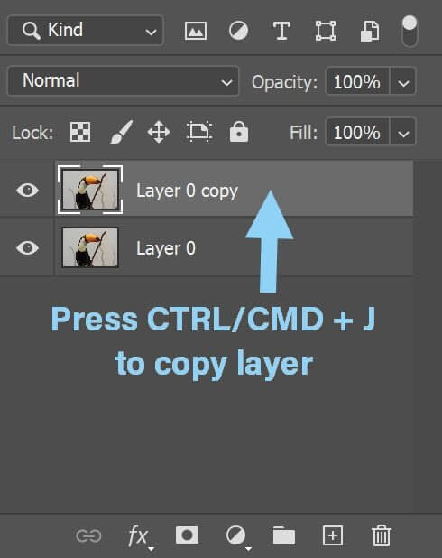 Duplicate the layer