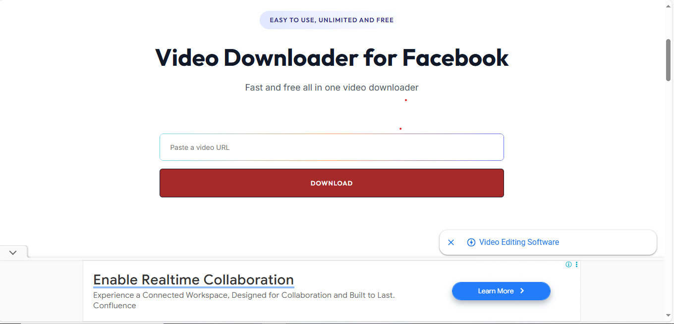 Getfvid homepage
