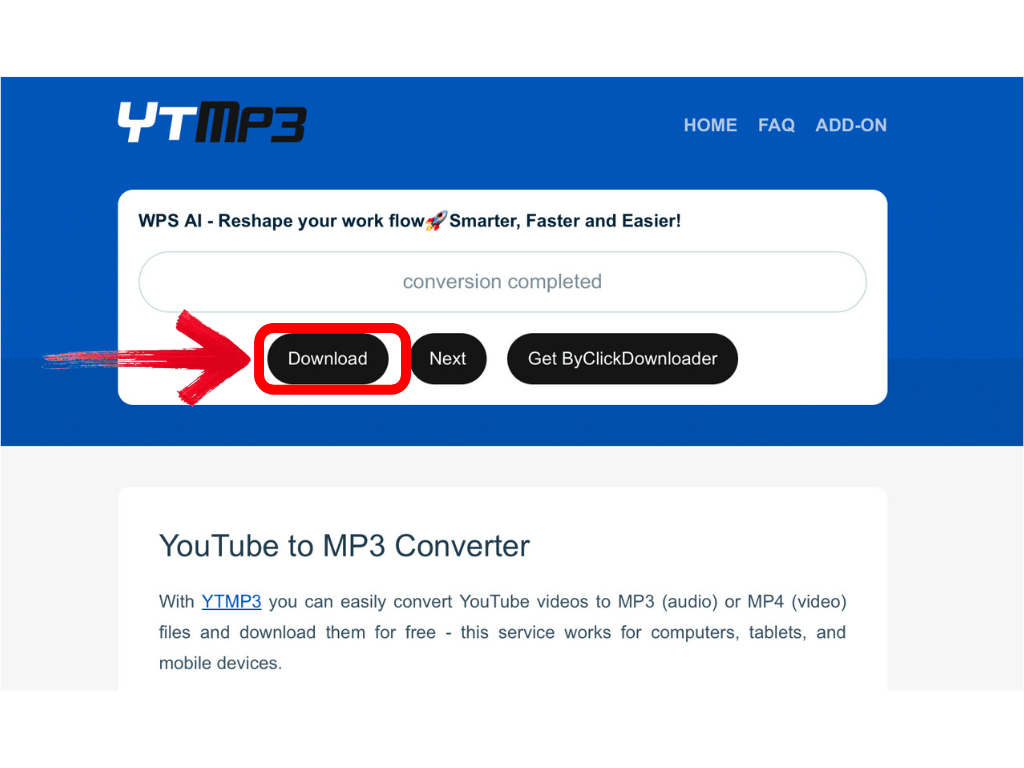  Extract Converted MP3 File