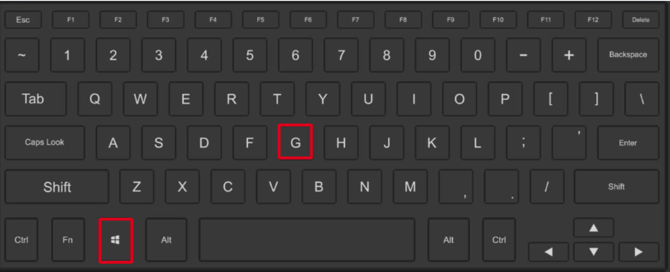 Windows Game Bar Shortcut