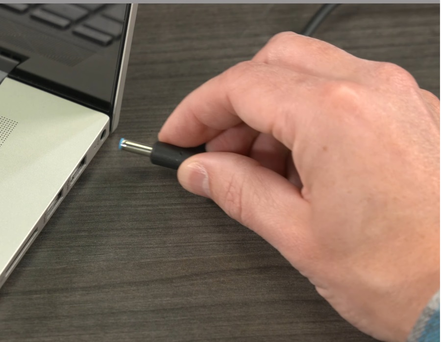 Disconnect the charger