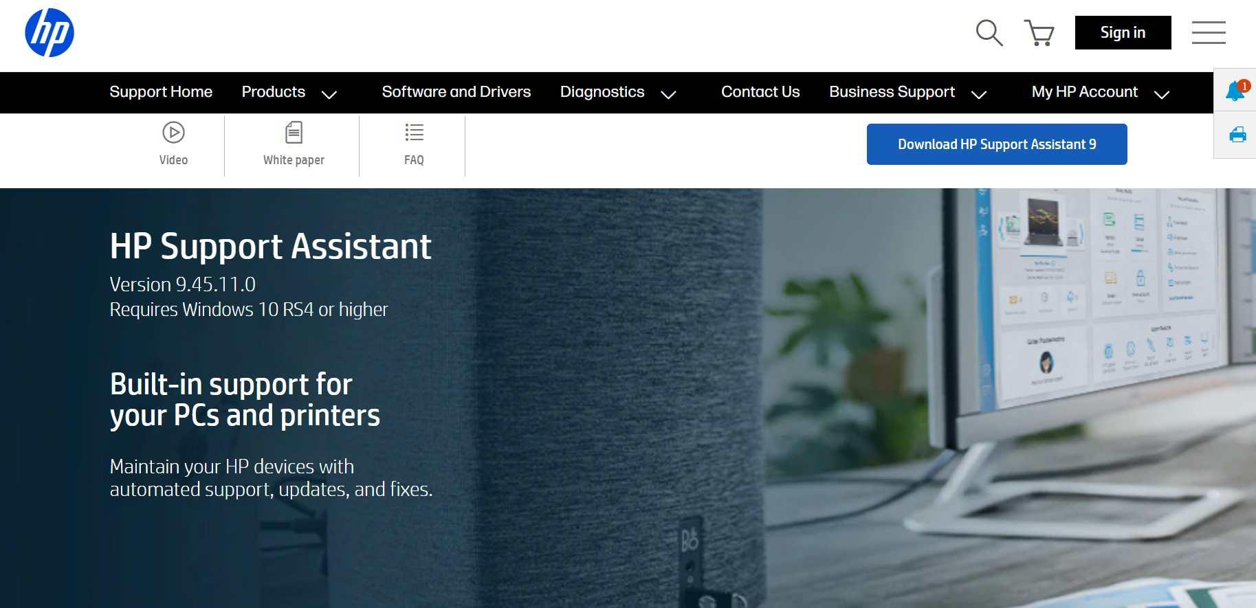 HP Support Assistant Download