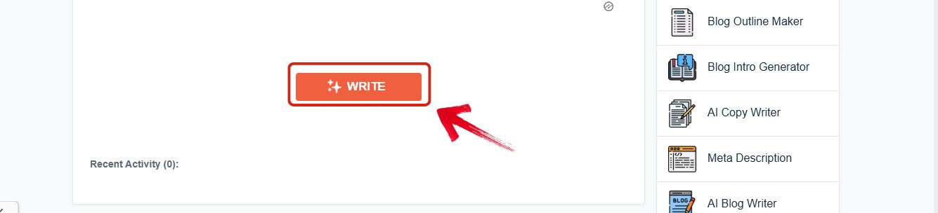 Write button being clicked