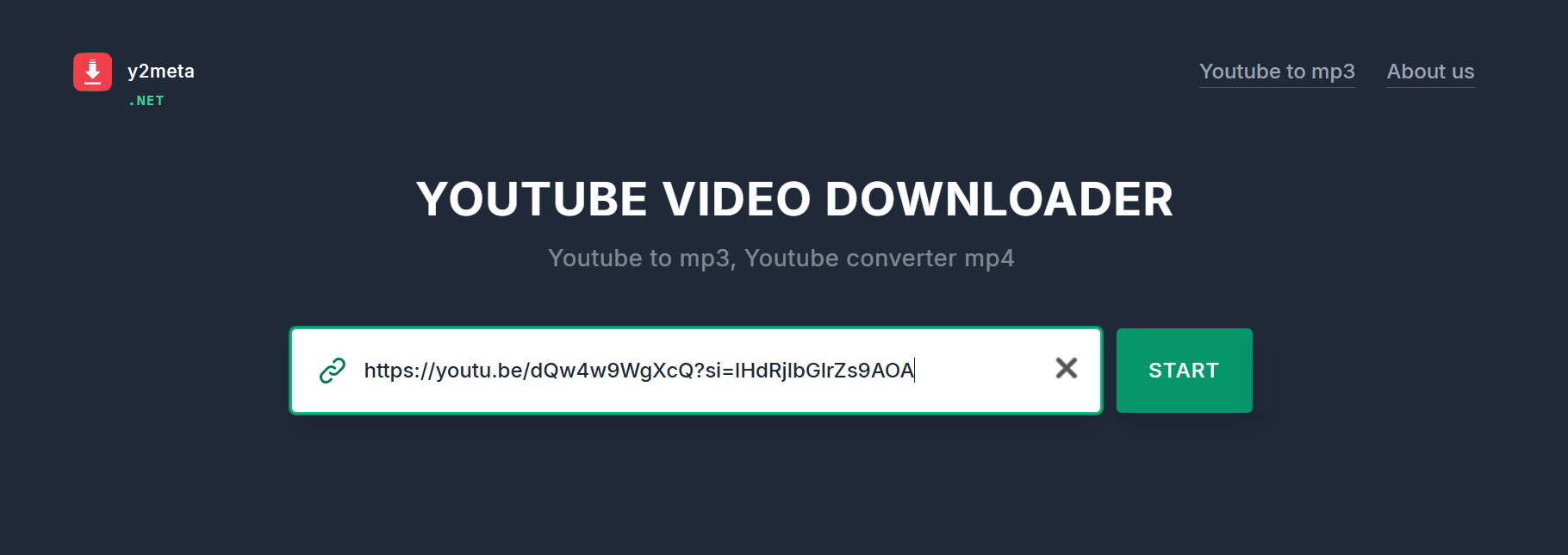 Y2meta Youtube Video Downloader
