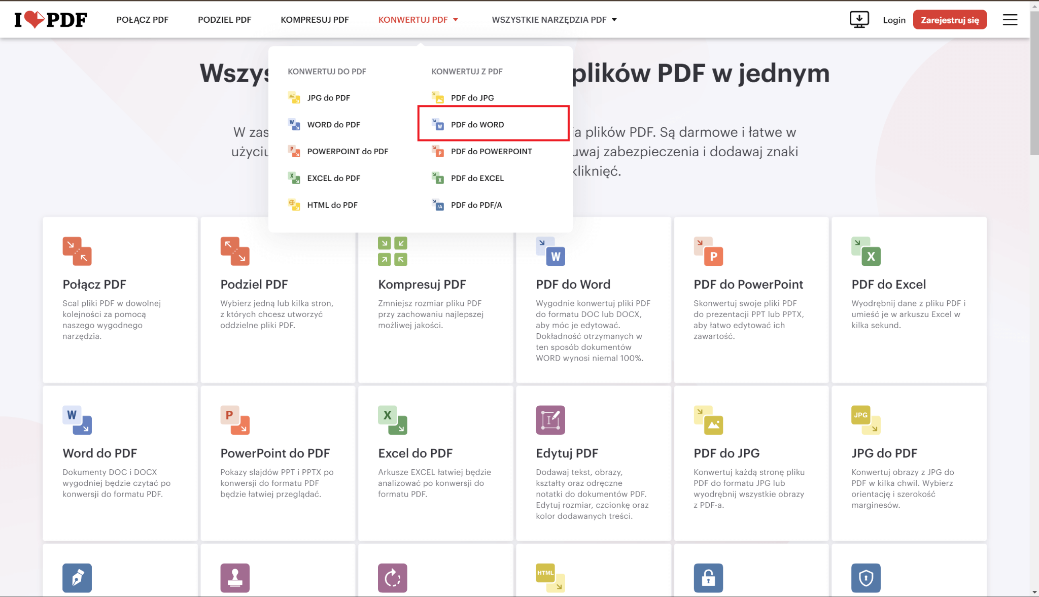 Łatwe sposoby na konwersję PDF na Word za pomocą iLovePDF