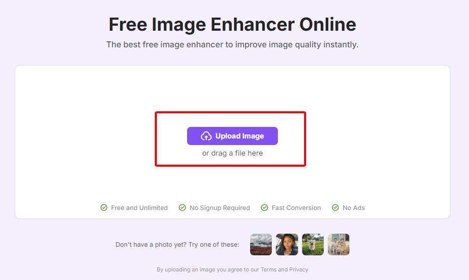 Click Upload