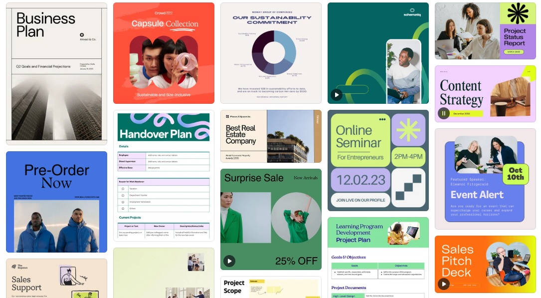 Canva Templates Library