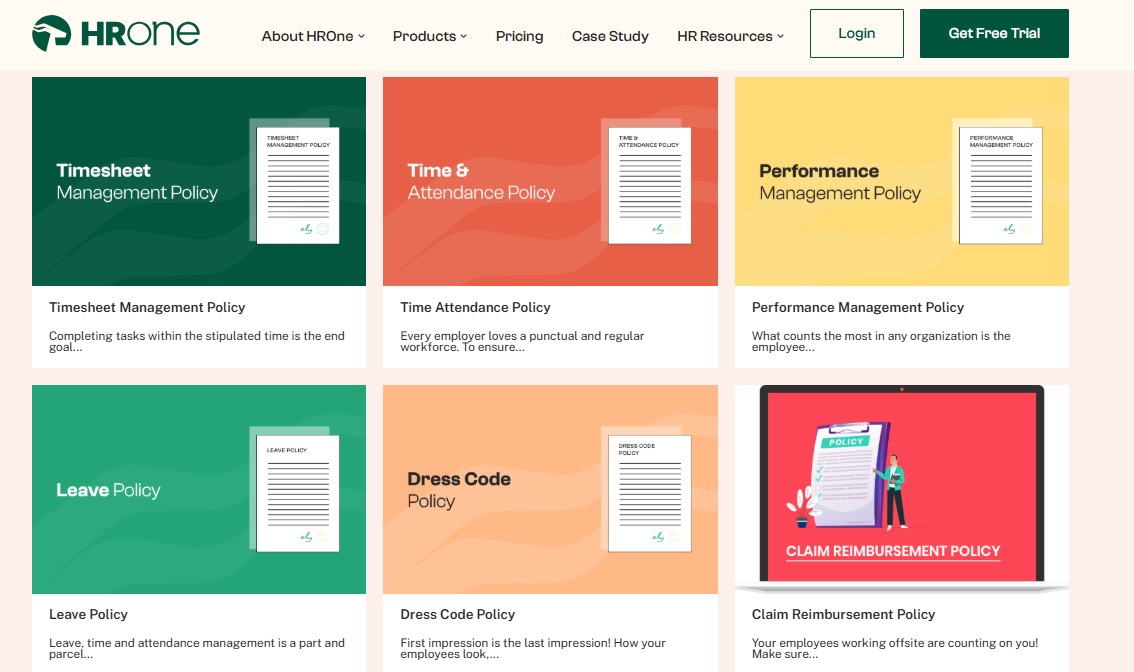 HROne Business Templates
