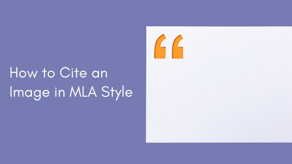 How to Cite an Image in MLA Style