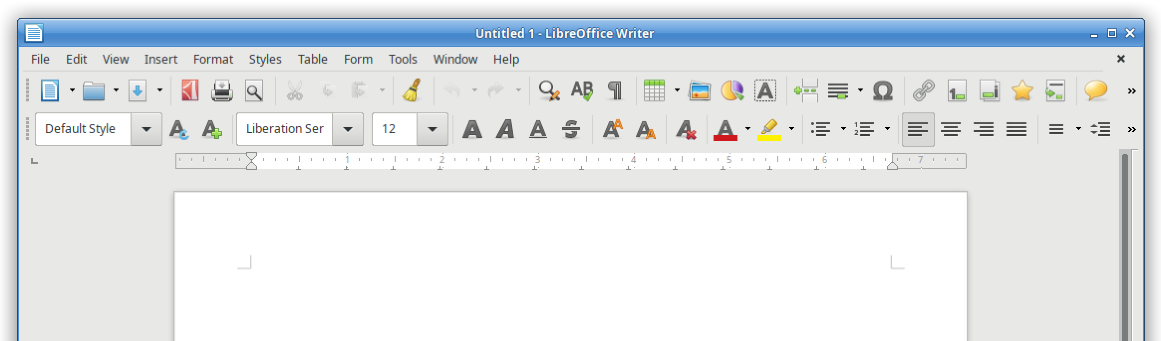 LibreOffice: User Interface