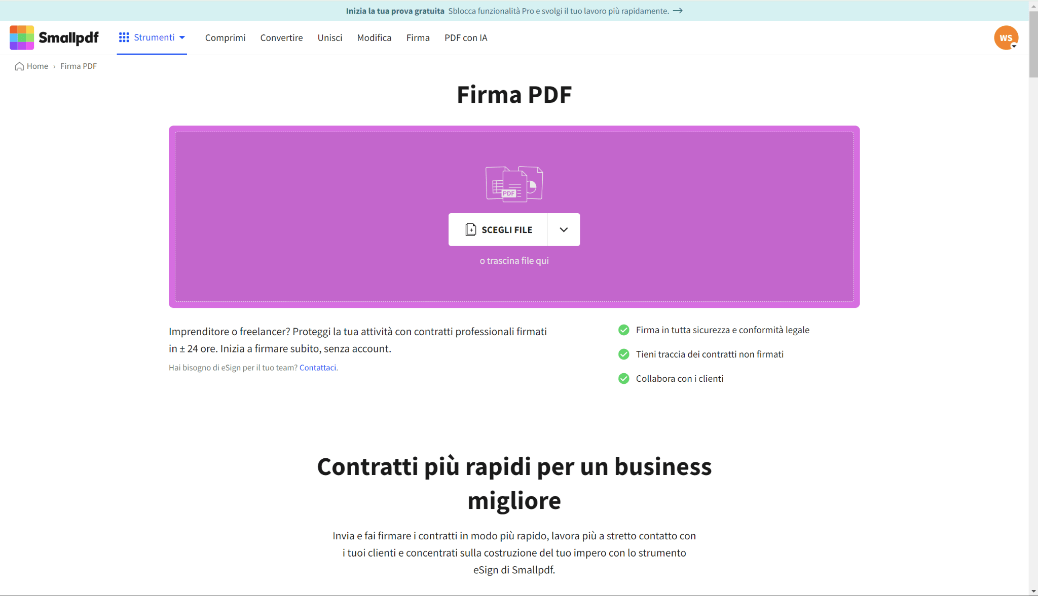 Come Firmare un PDF con Smallpdf eSign