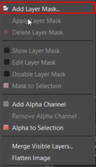 Add layer mask