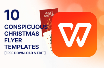 10 Conspicuous Christmas Flyer Templates [Free Download & Edit]