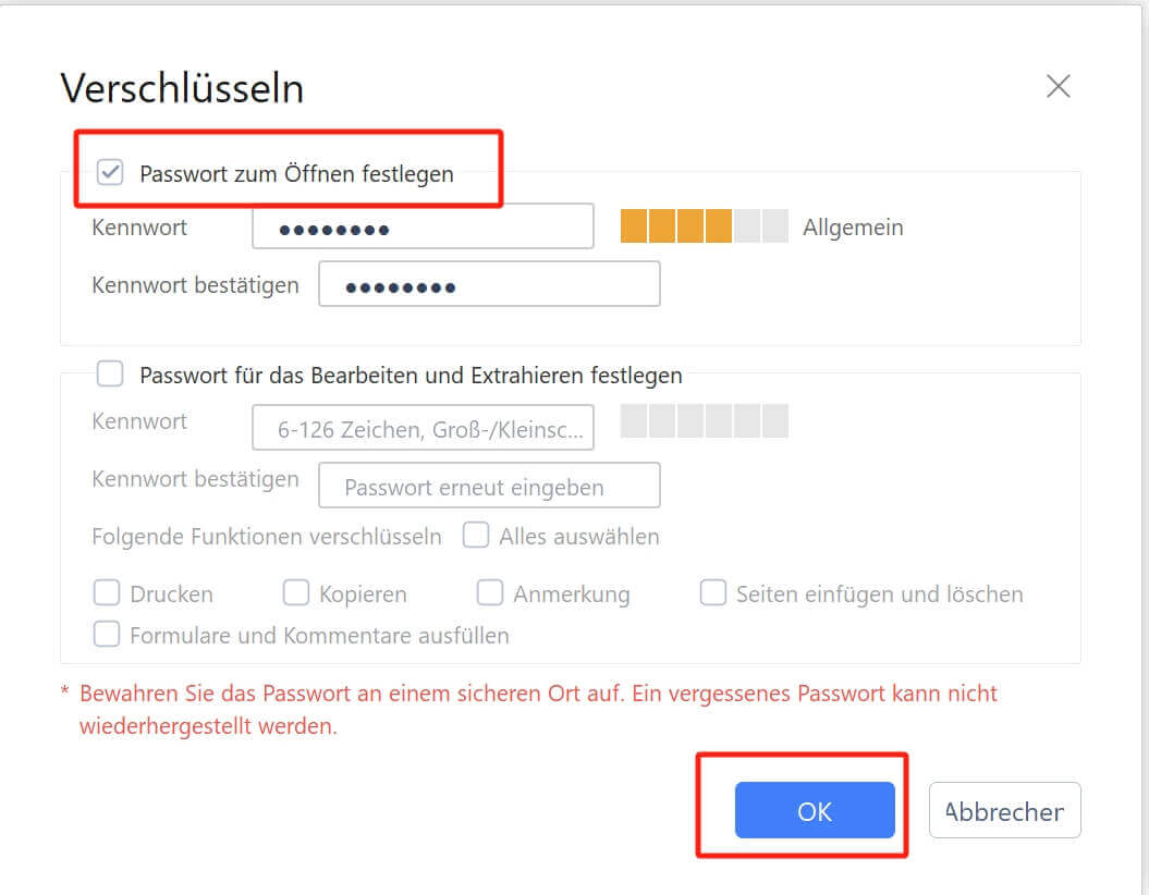  Richten Sie ein Passwort für WPS Office ein Richten Sie ein Passwort für WPS Office ein