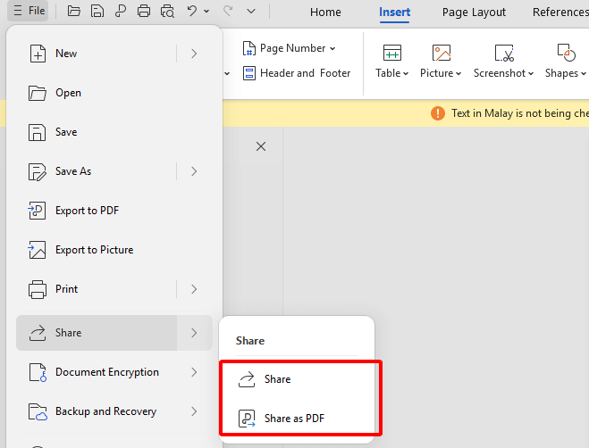 Share a Link for Feedback