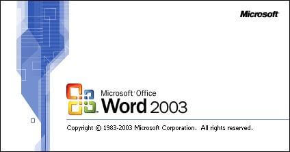Microsoft Word 2003