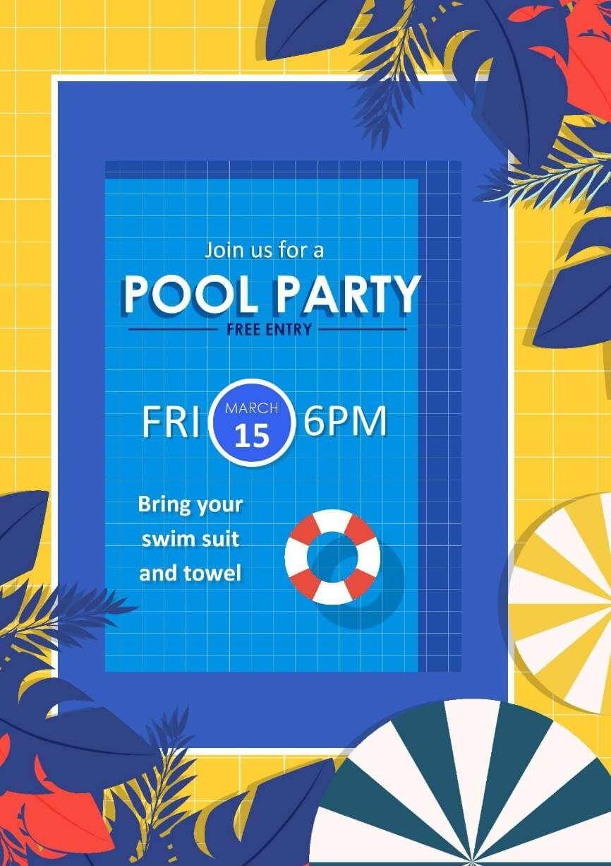  Pool Party Poster