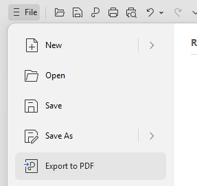 Save as PDF
