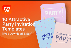 10 Attractive Party Invitation Templates [Free Download & Edit]