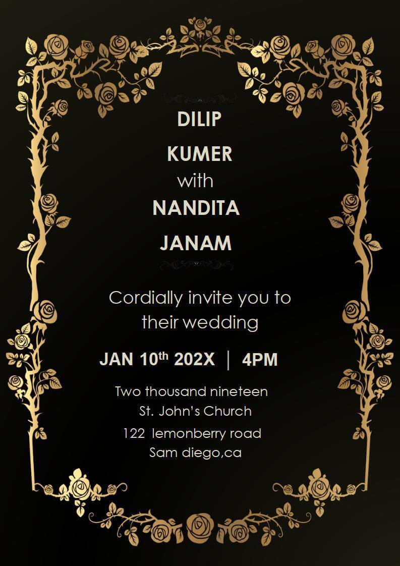 Party Invitation Card