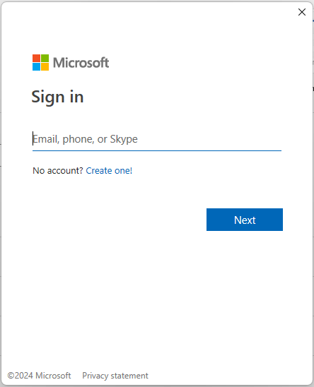Microsoft 365 dokončeno Přihlásit se
