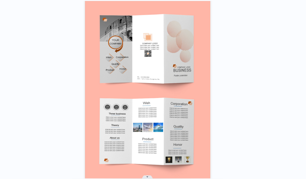 Trifold Brochure for Company Introduction