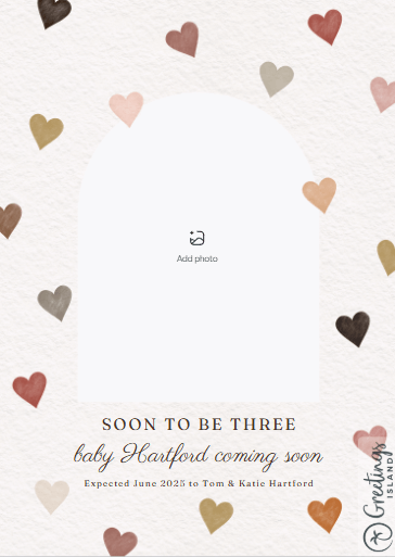 Simple Hearts Template