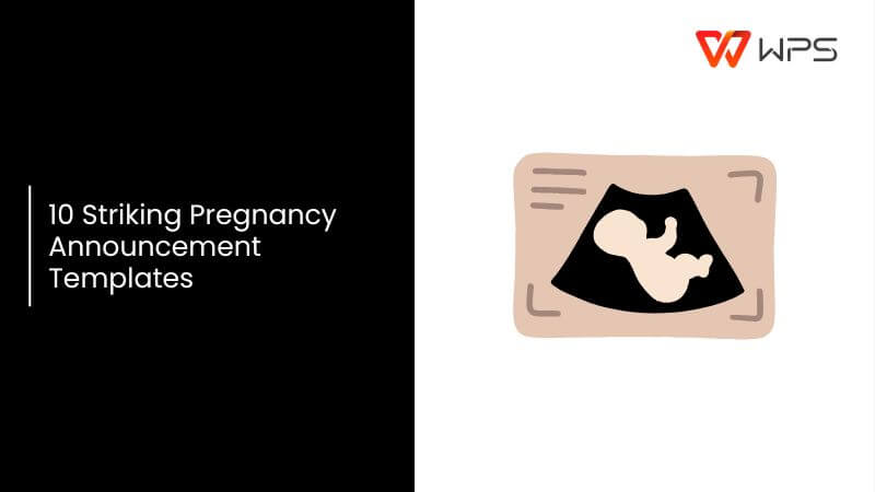 10 Striking Pregnancy Announcement Templates [Free Download & Edit]