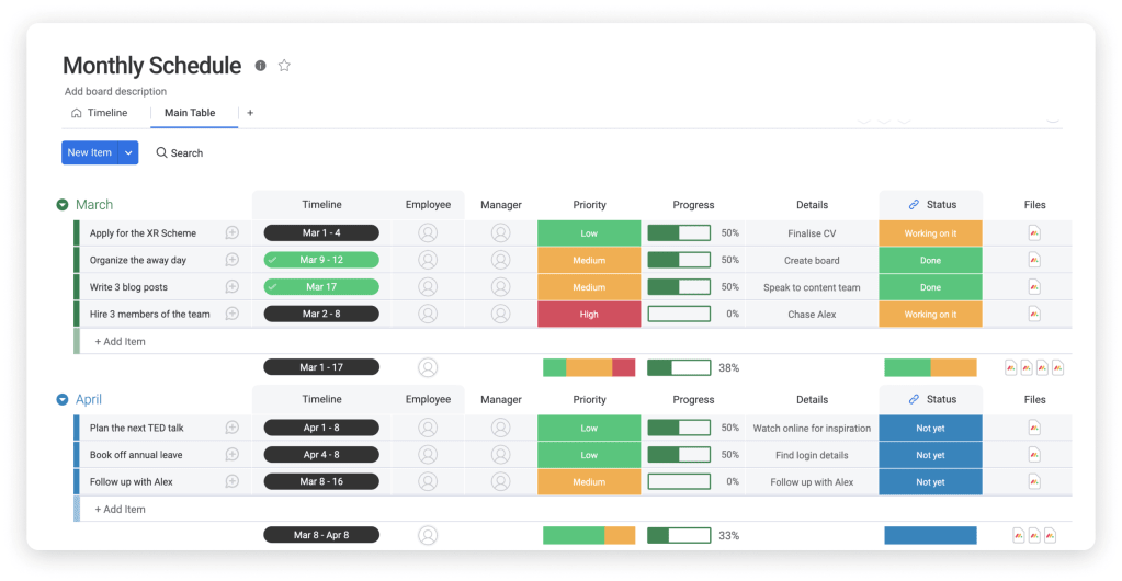Top 10 Employee Schedule Templates to Streamline Your Work