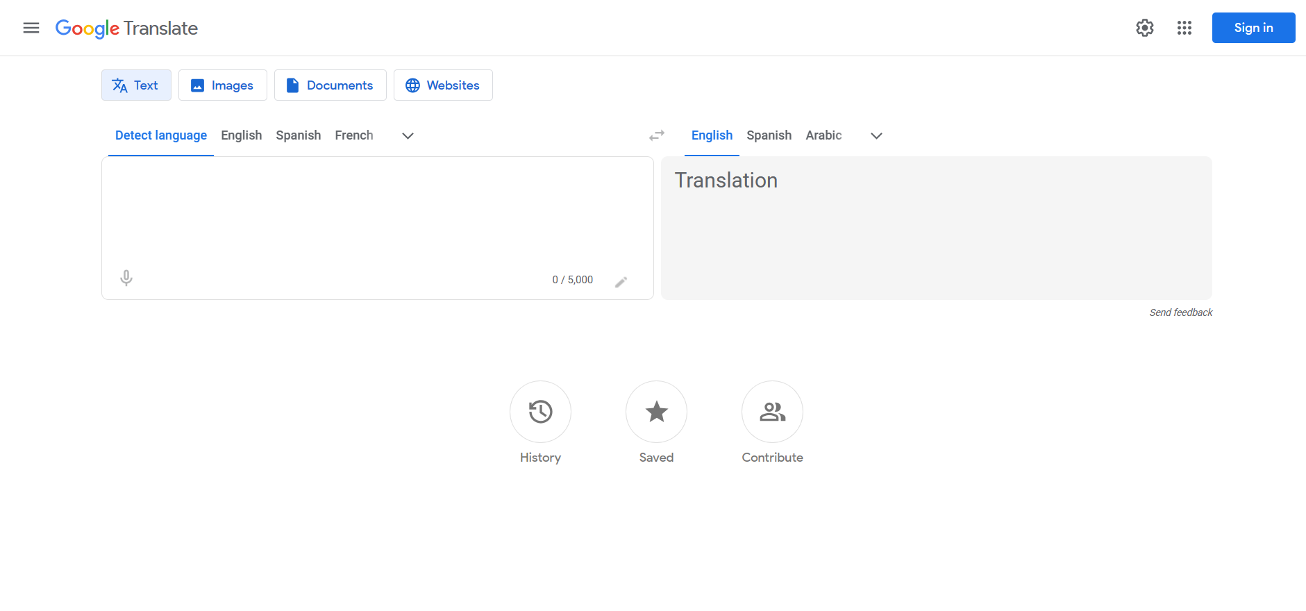 Visit translate.google.com.