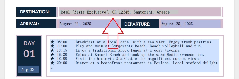 Editing the Text Field