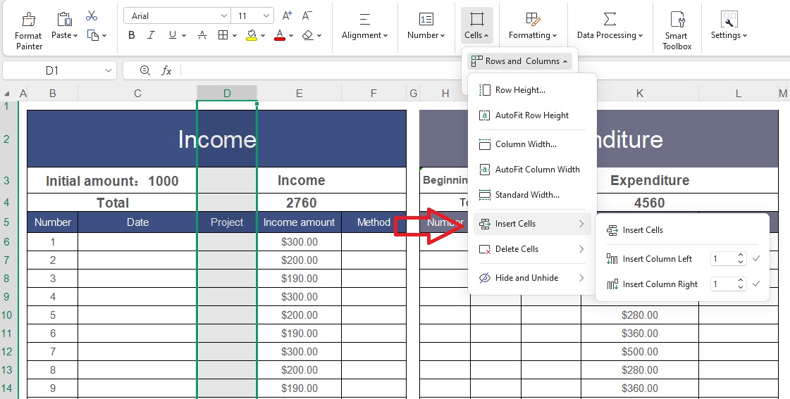  Adding the Categories