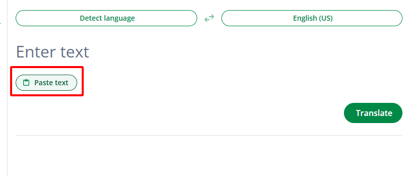 Paste your English text