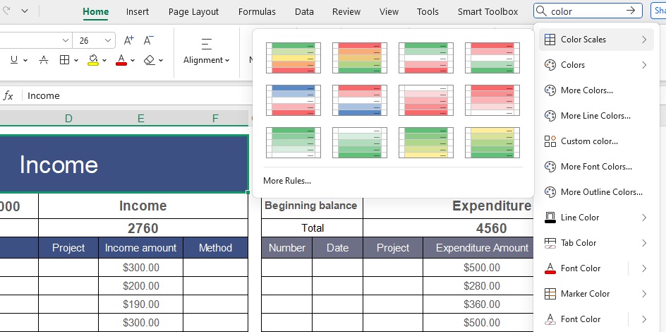 Customizing the Layout