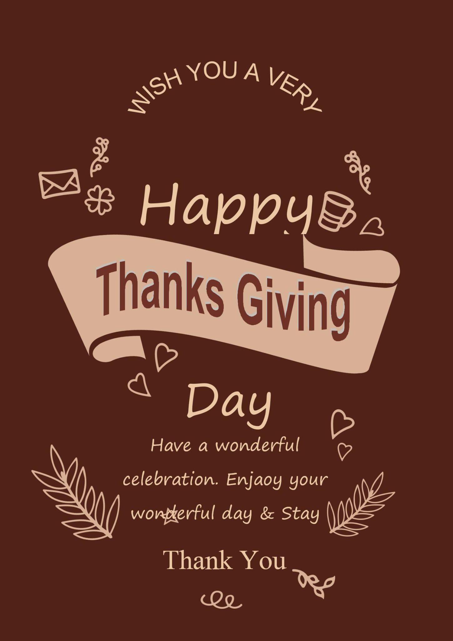  Thanksgiving Invitation Retro Style