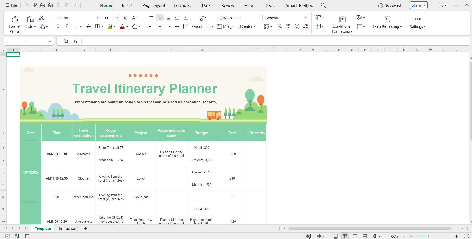 Template Edit WPS Office Sheets