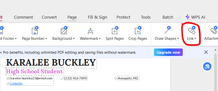 Share via online link or email