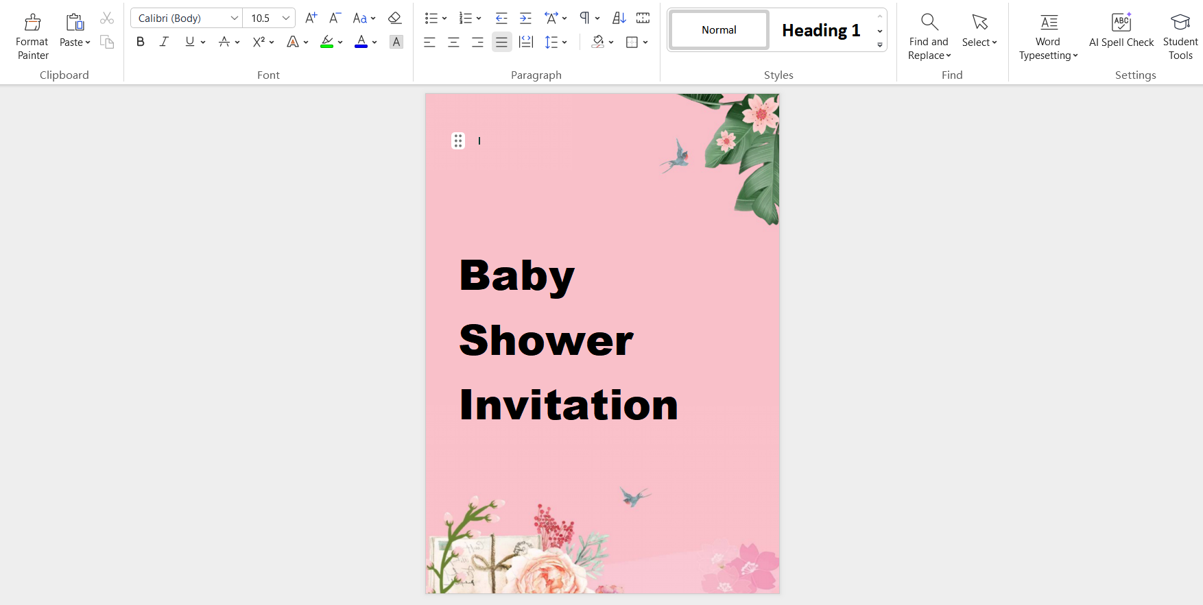 Template Edit WPS Office