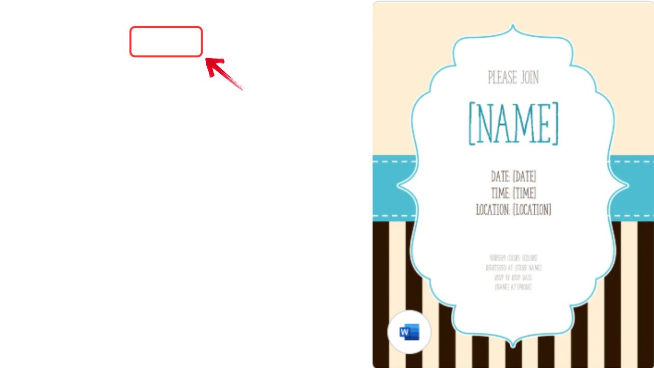 Baby Shower Invite - Boy Template