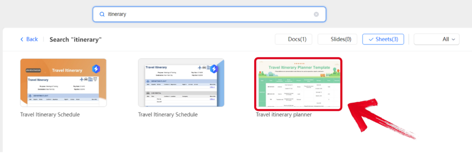  WPS Search Sheet Templates