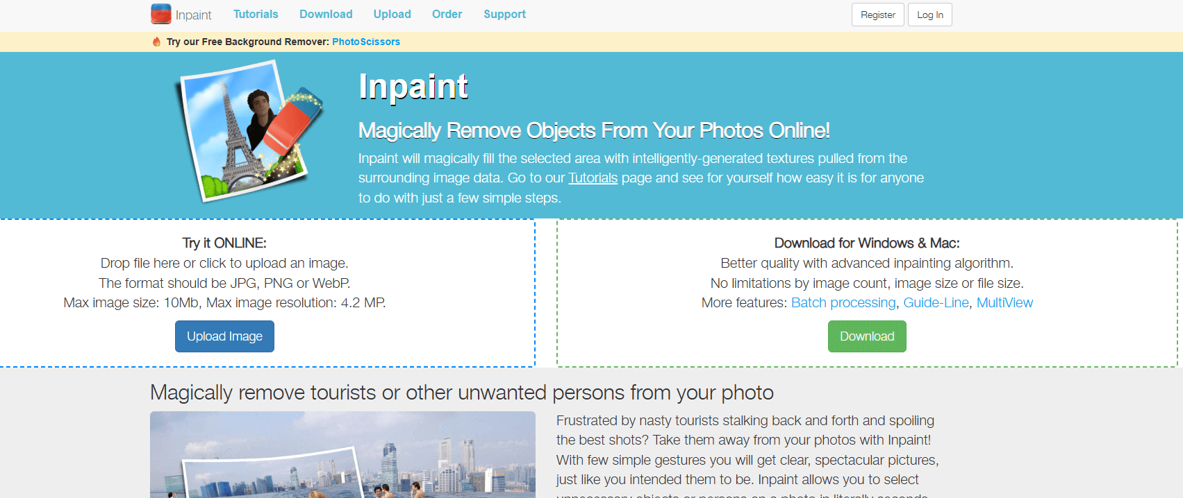  Upload your photo (JPG/PNG).