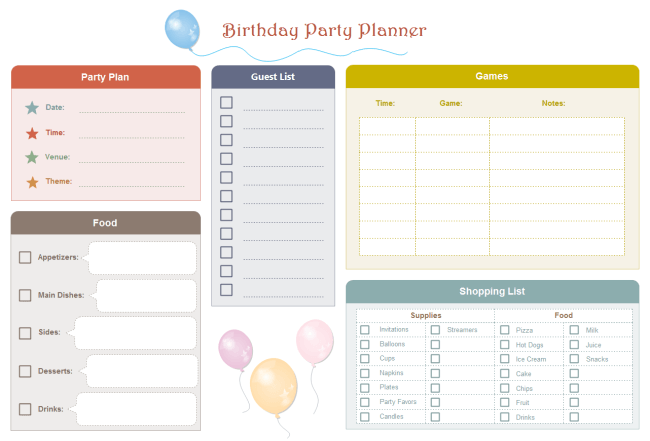 10 Best Party Planning Templates for Stress-Free Events