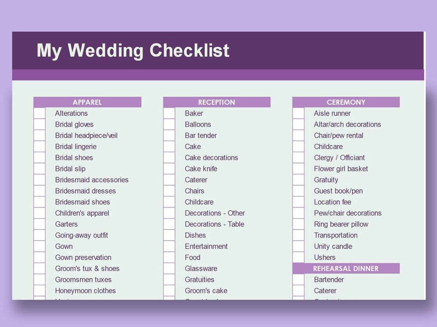 10 Best Wedding Checklist Printable Templates to Organize Your Big Day