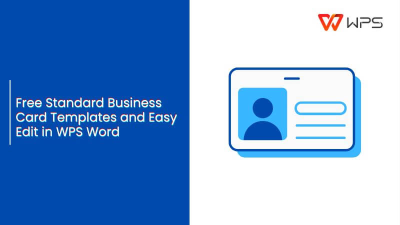 Free Standard Business Card Templates