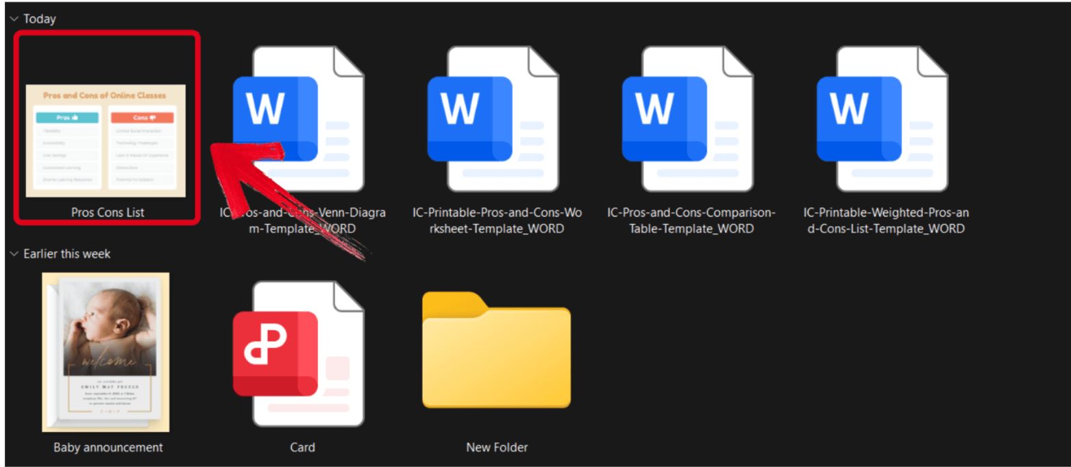  WPS Photos Pros And Cons Template