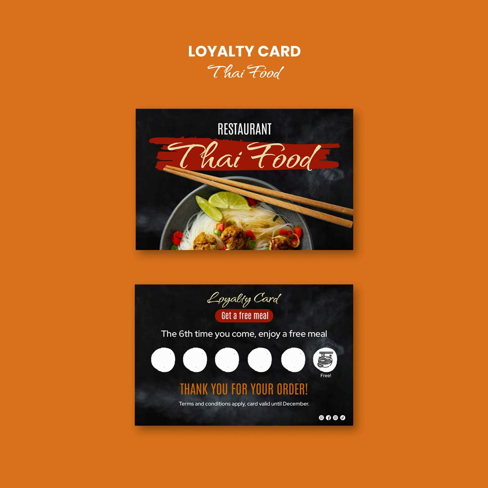 Restaurant & Dining Complementary Card