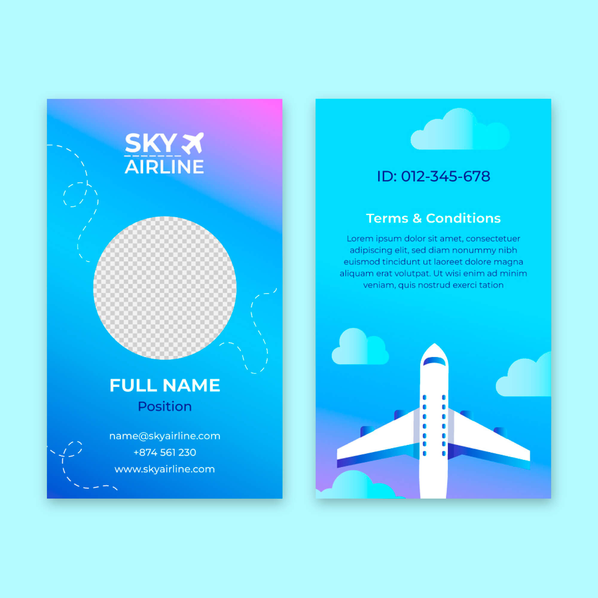 Airline Lounge Access Card