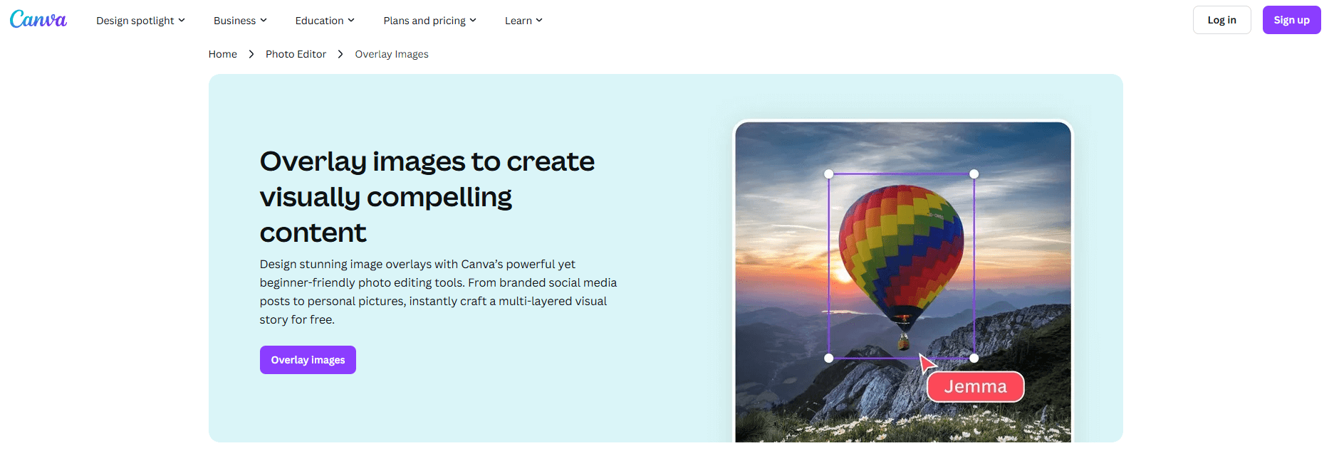 Canva Interface