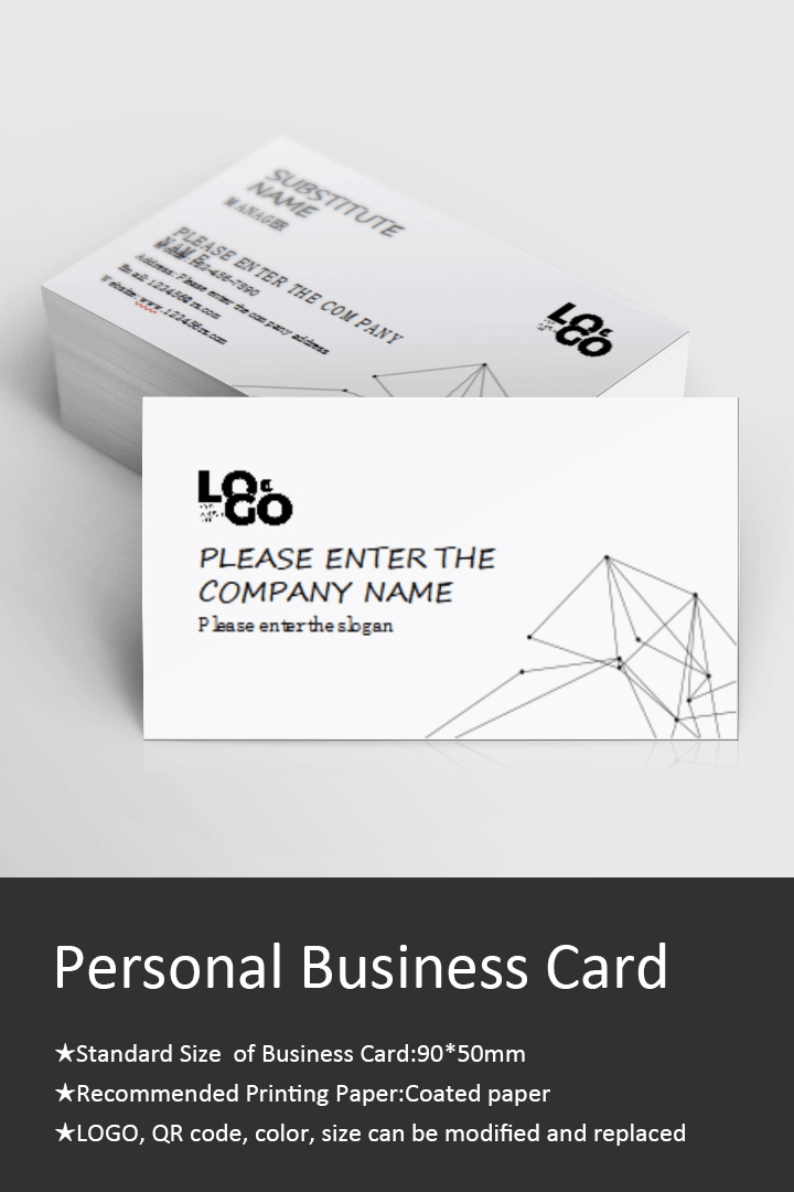 Simple Business Card for Minimalist